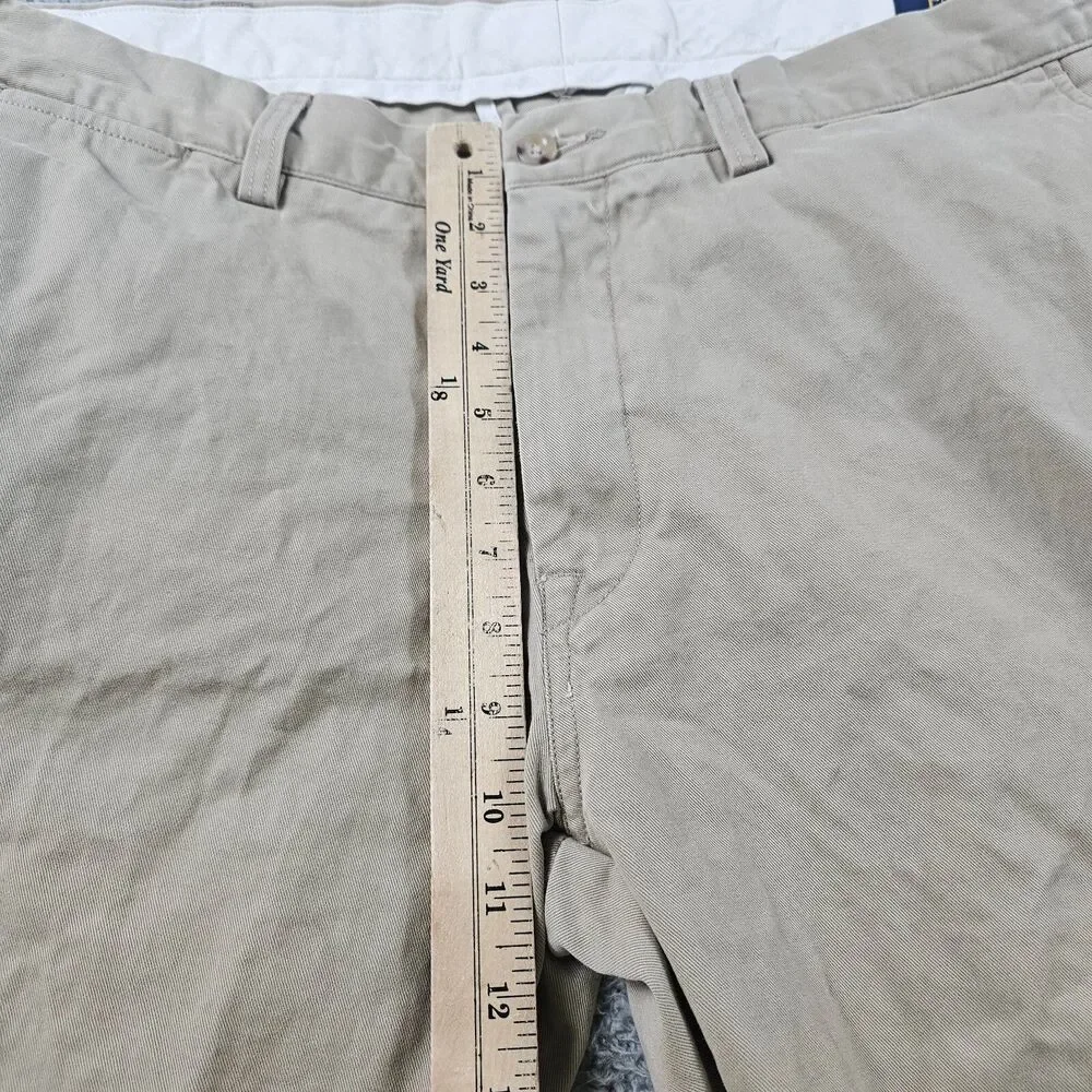 Polo Ralph Lauren Pants Mens 36x30 Beige Chino Classic Flat Front Preppy Casual